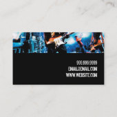 Band Rock Singers Performance Entertainment cool Visitekaartje (Achterkant)