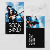 Band Rock Singers Performance Entertainment cool Visitekaartje (Voorkant / Achterkant)