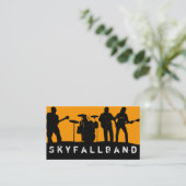 Band, rock, Singers Performance Entertainment Visitekaartje (Staand voorkant)