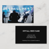 Band, rock, Singers Performance Entertainment Visitekaartje (Voorkant / Achterkant)