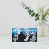 Band, rock, Singers Performance Entertainment Visitekaartje (Staand voorkant)