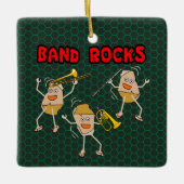 Band Rocks Keramisch Ornament (Voorkant)