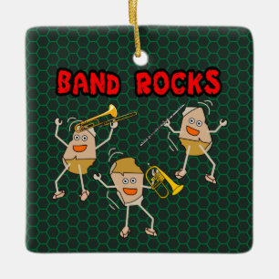 Band Rocks Keramisch Ornament