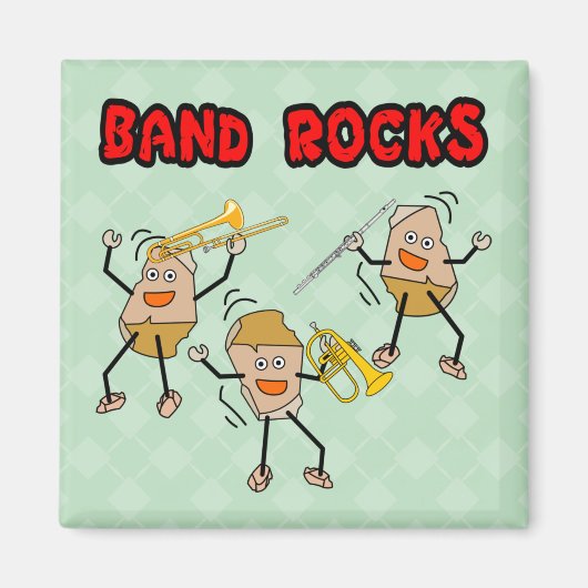 Band Rocks Magneet (Voorkant)