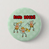 Band Rocks Ronde Button 5,7 Cm (Voorkant)