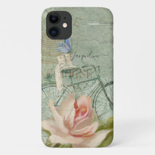  band Rustisch hout Blush roze roze roze roze Case-Mate iPhone Case