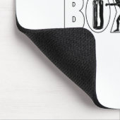 Band Sandbag Boxer voor mannelijke jongens Muismat (Hoek)