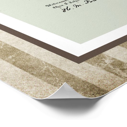  Band Saw Mill Patent Poster (Hoek)