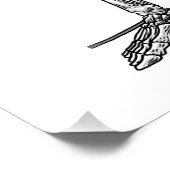 Band Shirten, rots en rolgitaar T Shirten, voor he Perfect Poster (Hoek)