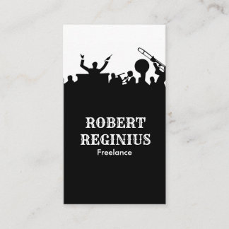 Band Silhouette Visitekaartje