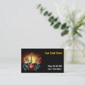 Band Singer Visitekaartje (Staand voorkant)