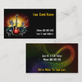 Band Singer Visitekaartje (Voorkant / Achterkant)