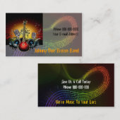 Band Singer Visitekaartje (Voorkant / Achterkant)