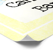 Band Snoep Band Gele Floral Poster (Hoek)