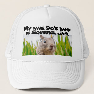 Band Squirrel Jam Music Fan Fun van favoriete 90 Trucker Pet