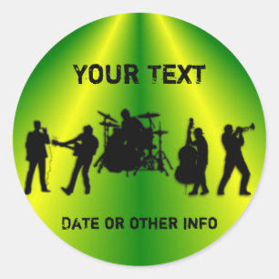 Band-Sticker Ronde Sticker