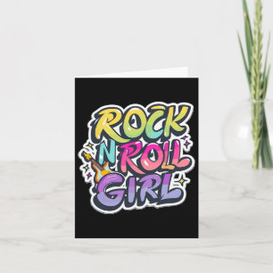 Band T-shirts Voor Kinderen Rock N Roll Meisje Roc Kaart
