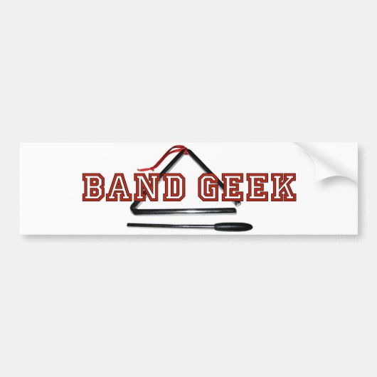 Band tandwielklepsticker bumpersticker (Voorkant)
