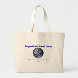 Band-tas van de Polygaworld Travel Group Grote Tote Bag