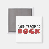 Band Teachers Rock Tshirts and Gifts Magneet (Voorkant / Achterkant)