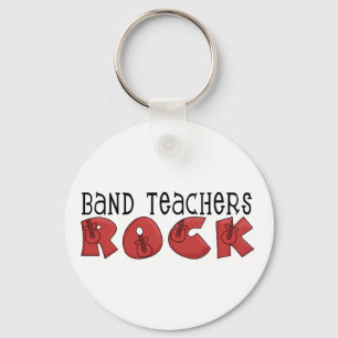 Band Teachers Rock Tshirts and Gifts Sleutelhanger