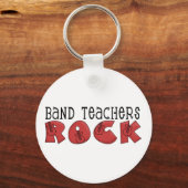 Band Teachers Rock Tshirts and Gifts Sleutelhanger (Voorkant)
