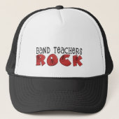 Band Teachers Rock Tshirts and Gifts Trucker Pet (Voorkant)