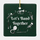 Band Together Keramisch Ornament (Achterkant)