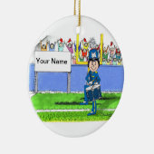 Band, trommelsnare - Vrouw Keramisch Ornament (Rechts)