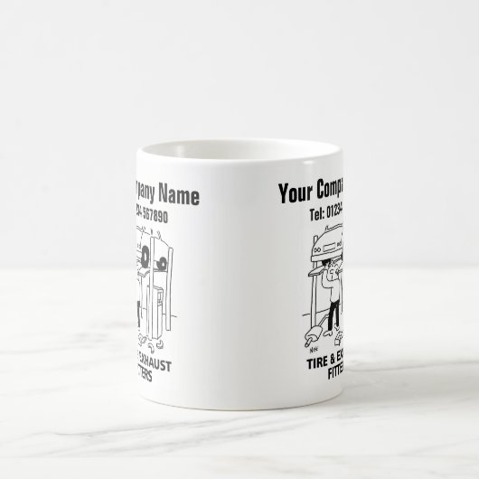 Band & Uitlaatfitters Cartoon Mok (Center)