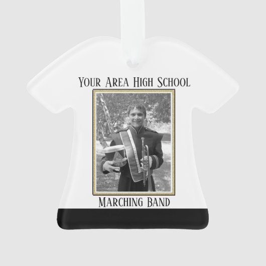 Band uniform met foto ornament (achterkant)