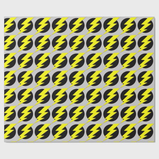 Band van blikseminslag cadeaupapier (Vlak)