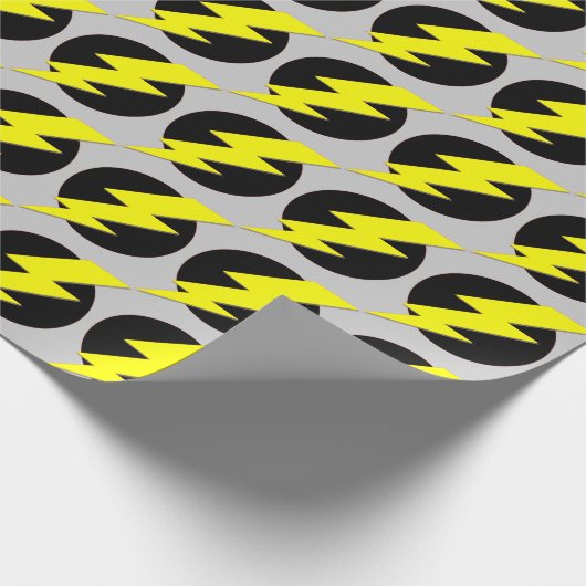 Band van blikseminslag cadeaupapier (Hoek)