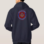Band van broers hoodie (Achterkant)