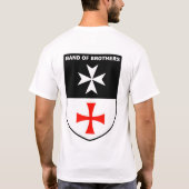 Band van Brothers - Shirt van Templar/Hospitaller (Achterkant)