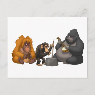 Band van de Apes-Briefkaart Briefkaart