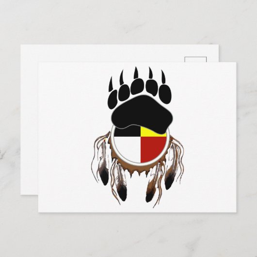 Band van de moed briefkaart (Voorkant / Achterkant)