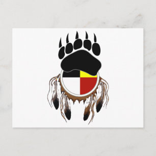 Band van de moed briefkaart