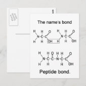 Band van de naam, peptidebinding briefkaart (Voorkant / Achterkant)