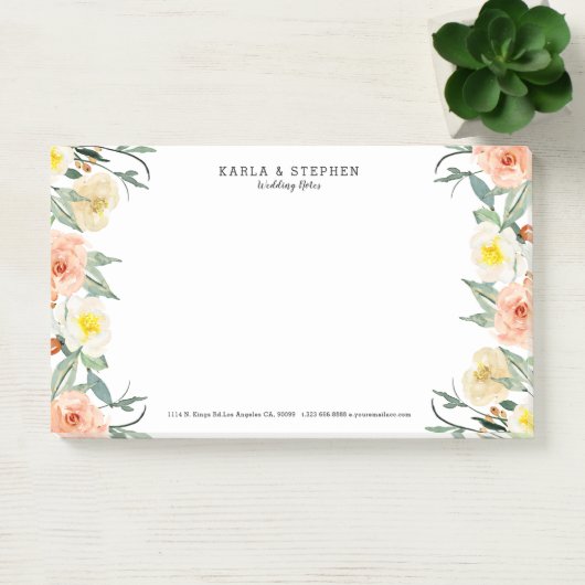 Band van de tuinvloerbedekking post-it® notes (Kantoor)