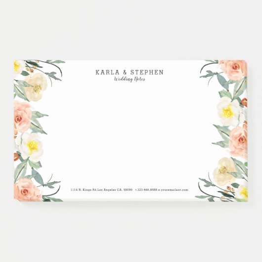 Band van de tuinvloerbedekking post-it® notes (Voorkant)