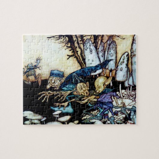Band van de werknemers legpuzzel (Horizontaal)