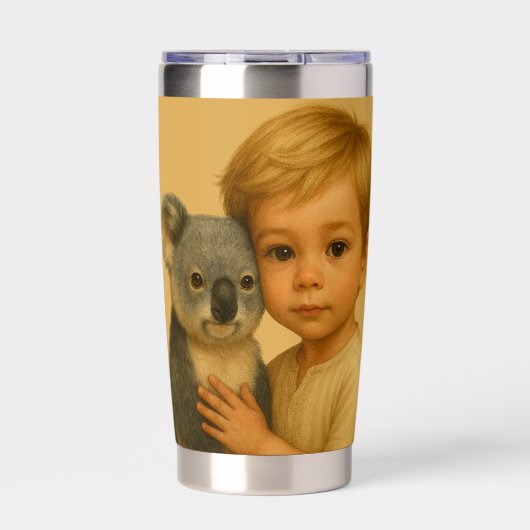 Band van de Wilde en Onschuldige (Koala) Geïsoleerde Drinkbeker (Voorkant)