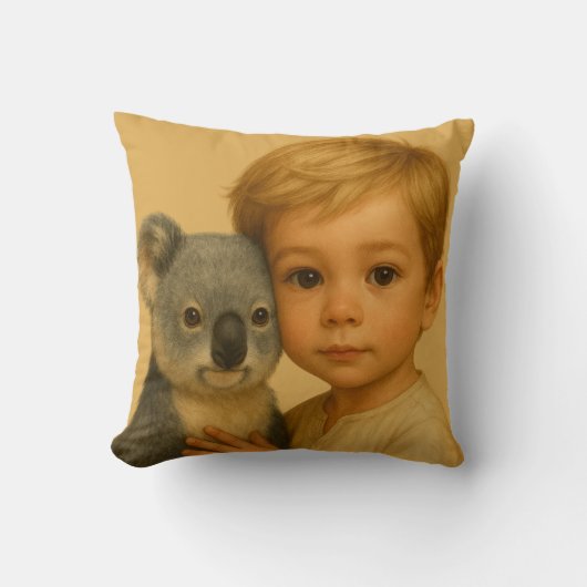Band van de Wilde en Onschuldige (Koala) Kussen (Voorkant)