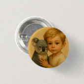 Band van de Wilde en Onschuldige (Koala) Ronde Button 3,2 Cm (Voorkant /achterkant)