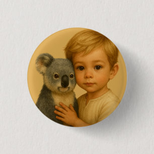 Band van de Wilde en Onschuldige (Koala) Ronde Button 3,2 Cm