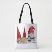 Band van Gnomes op een Tote Bag (Voorkant)