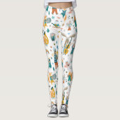 Band van kleurrijke dieren leggings (Voorkant)