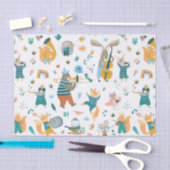 Band van kleurrijke dieren tissuepapier (Craft)