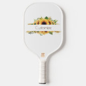 Band van zonnebloemen pickleball paddle (Achterkant)
